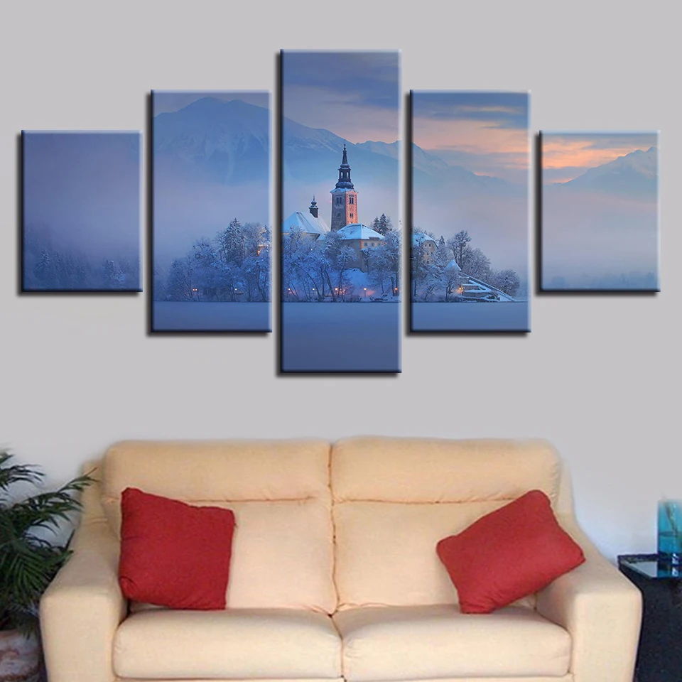 Canvas Framework Painting For Bedroom 5 Panel Building Printed Modular Picture Large Living Room Home Wall Art Decoration
Canvas Framework Painting For Bedroom 5 Panel Building Printed Modular Picture Large Living Room Home Wall Art Decoration