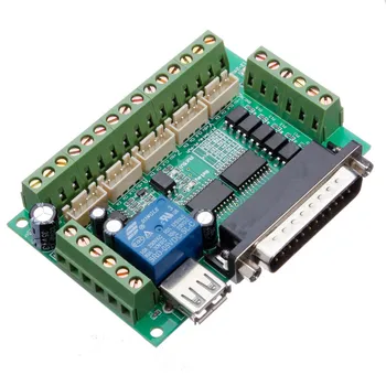 DANIU 5-axis CNC Interface Adapter Breakout Board CNC Controller For Stepper Motor Driver Board With USB Cable Brand New
DANIU 5-axis CNC Interface Adapter Breakout Board CNC Controller For Stepper Motor Driver Board With USB Cable Brand New
