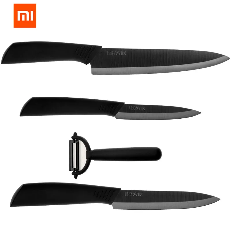 4pcs Original Xiaomi Huohou Kitchen Knife Nano-Ceramic Knives Cook Set 4 6 8 Inch Furnace Thinner Kits For Family Kitchen E15
4pcs Original Xiaomi Huohou Kitchen Knife Nano-Ceramic Knives Cook Set 4 6 8 Inch Furnace Thinner Kits For Family Kitchen E15