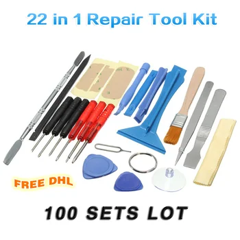 X 100 SETS 22 In 1 Phone Opening Pry Disassembly Ferramentas Tools Screwdrivers Repair Kit For iPhone 4 5S 6 Plus For Samsung S6
X 100 SETS 22 In 1 Phone Opening Pry Disassembly Ferramentas Tools Screwdrivers Repair Kit For iPhone 4 5S 6 Plus For Samsung S6