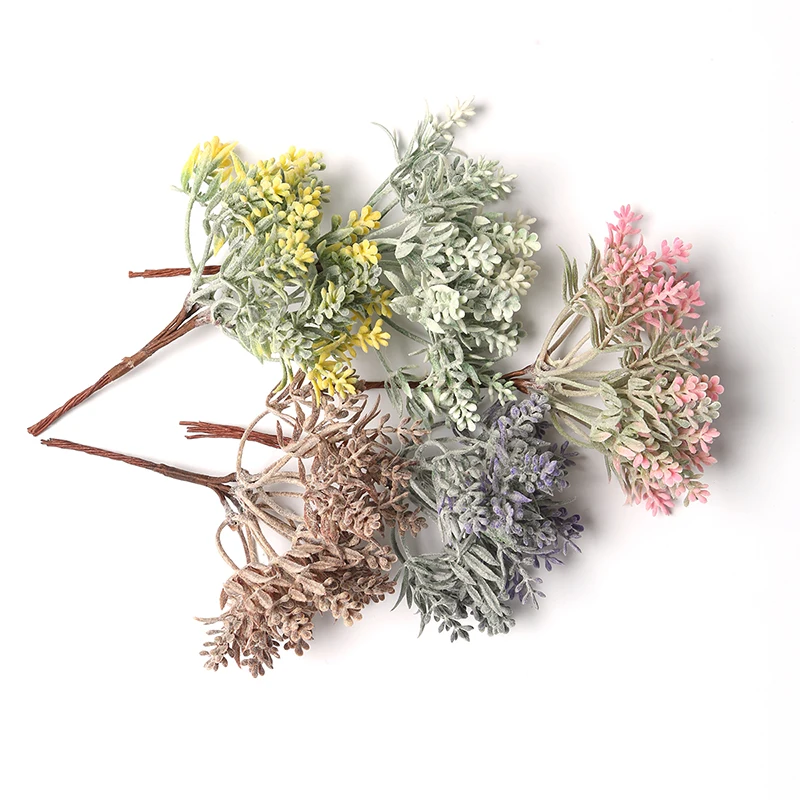 6pcs Lavender Plastic Plant Artificial Bouquet For Wedding Home Christmas Decoration DIY Garland Scrapbook Craft Fake Flower
6pcs Lavender Plastic Plant Artificial Bouquet For Wedding Home Christmas Decoration DIY Garland Scrapbook Craft Fake Flower