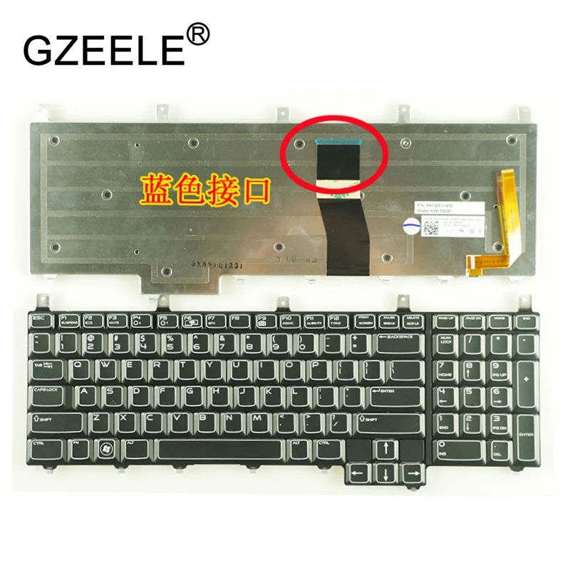 GZEELE New US/CH laptop Keyboard For DELL Alienware M17X R4 M18 R1 R2 R3 R4 with backlit
GZEELE New US/CH laptop Keyboard For DELL Alienware M17X R4 M18 R1 R2 R3 R4 with backlit