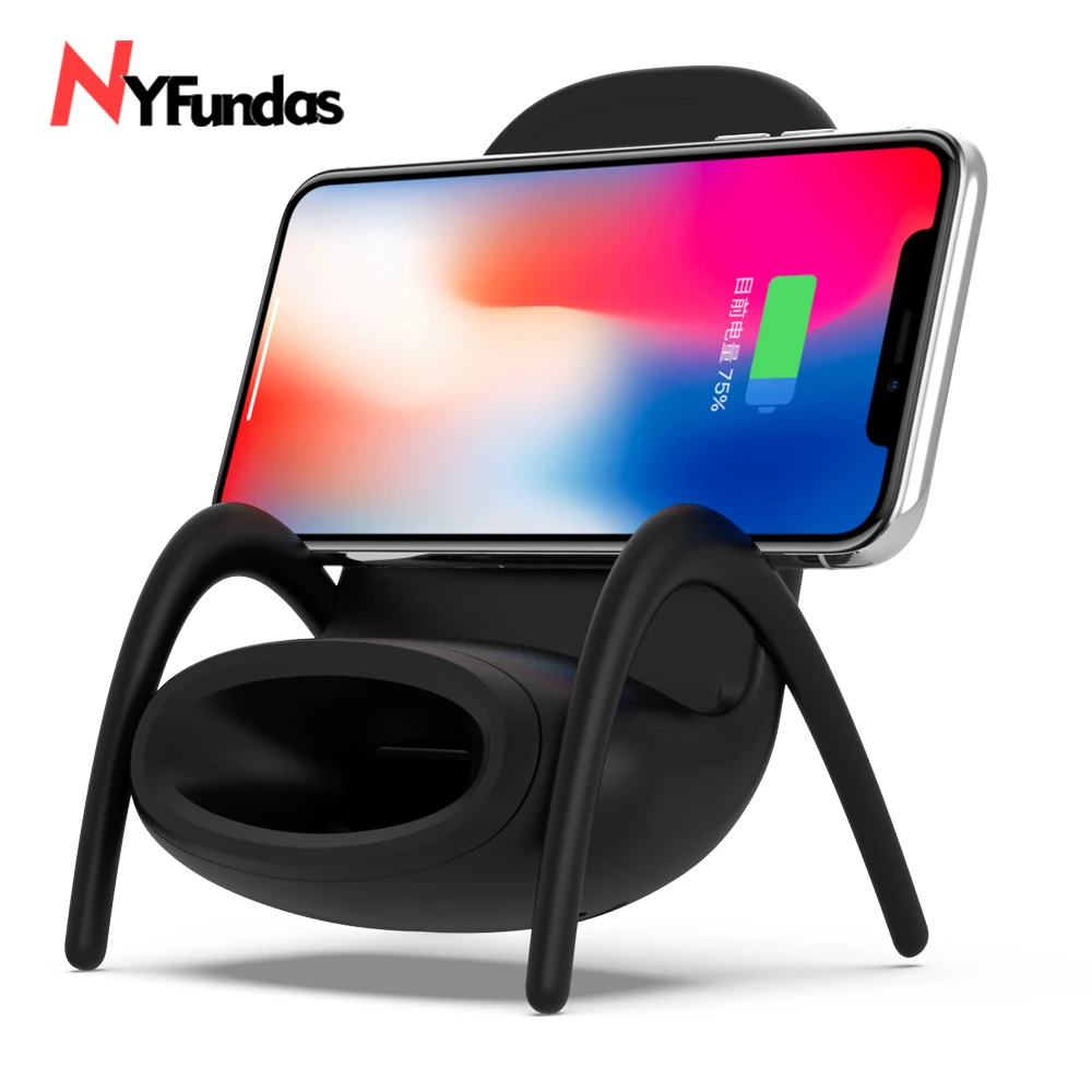 NYFundas stand Speaker Qi Wireless Charger Fast Charging Pad Music Loudspeaker For iPhone XS MAX XR X 8 Samsung S9 S8 plus dock
NYFundas stand Speaker Qi Wireless Charger Fast Charging Pad Music Loudspeaker For iPhone XS MAX XR X 8 Samsung S9 S8 plus dock