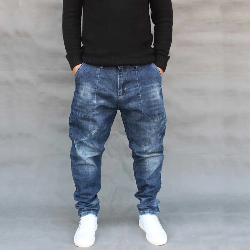 Fashion Harem Jeans Men Casual Hip Hop Denim Pants Streetwear Loose Baggy Trousers Male Clothes
Fashion Harem Jeans Men Casual Hip Hop Denim Pants Streetwear Loose Baggy Trousers Male Clothes