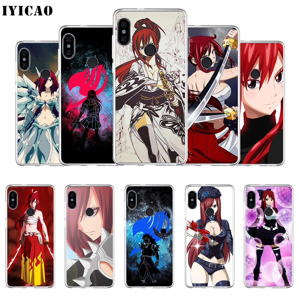 IYICAO Erza Scarlet Fairy Tail Soft Silicone Phone Case for Xiaomi Mi 9 8 SE Mi 6 Mi A1 A2 Lite F1 MIX2S MIX3 TPU Cover
IYICAO Erza Scarlet Fairy Tail Soft Silicone Phone Case for Xiaomi Mi 9 8 SE Mi 6 Mi A1 A2 Lite F1 MIX2S MIX3 TPU Cover
