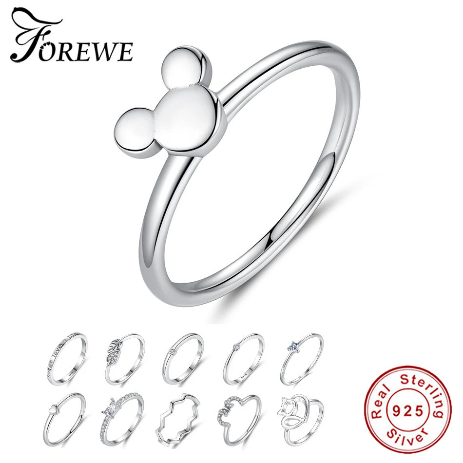 Authentic 100% 925 Sterling Silver Trendy Mouse Cat Cubic Zircon Crystal Women Wedding Band Rings Jewelry
Authentic 100% 925 Sterling Silver Trendy Mouse Cat Cubic Zircon Crystal Women Wedding Band Rings Jewelry