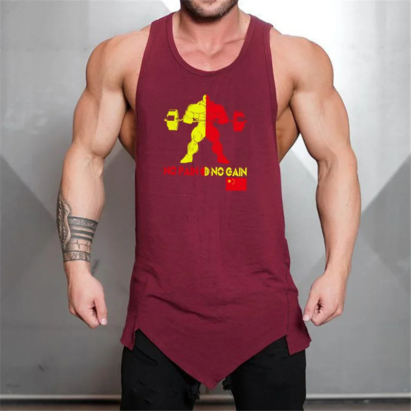 

Brand canotte bodybuilding stringer tank top men musculation vest gyms clothing fitness men undershirt tanktop muscle shirt