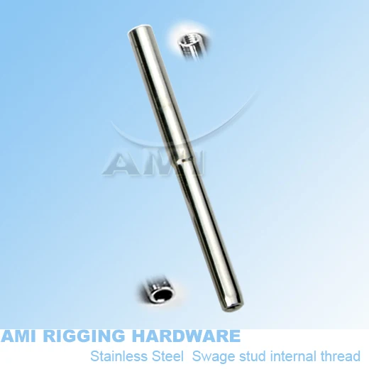 M6(R), 5mm wire, Swage stud internal thread terminal, rigging hardware, marine hardware, wire rope fittings, cable fittings,
M6(R), 5mm wire, Swage stud internal thread terminal, rigging hardware, marine hardware, wire rope fittings, cable fittings,