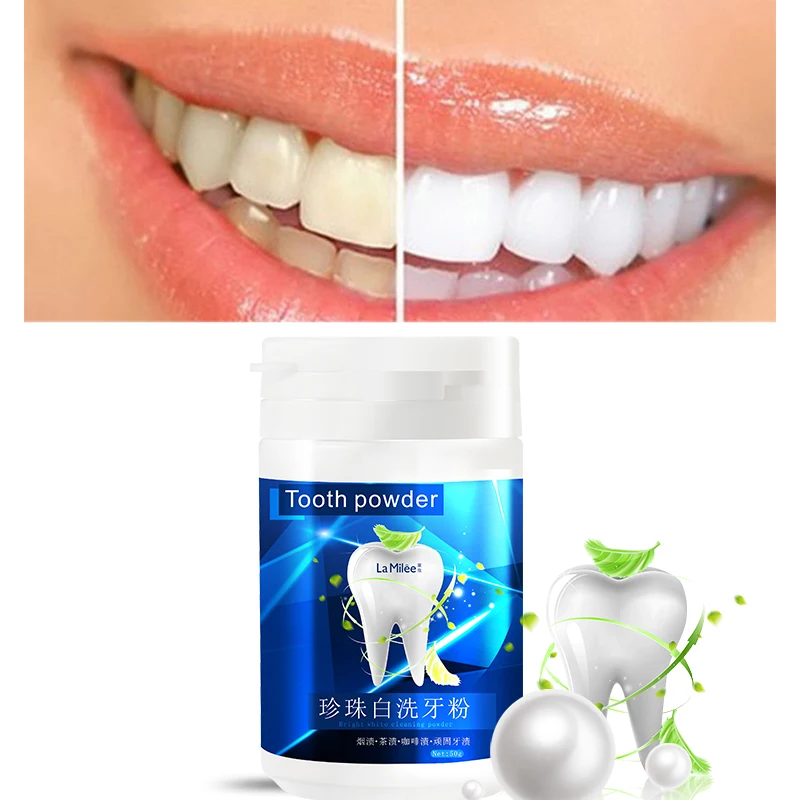 Teeth Whitening Powder Cleansing Quick Stain Removing Oral Care Physical Whitener 50g toothpaste Oral Hygiene Improve halitosis
Teeth Whitening Powder Cleansing Quick Stain Removing Oral Care Physical Whitener 50g toothpaste Oral Hygiene Improve halitosis