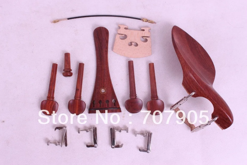 New 4/4 violin parts rose wood,tuner peg chinrest tailpiece tail gut endpin #W6-2
New 4/4 violin parts rose wood,tuner peg chinrest tailpiece tail gut endpin #W6-2