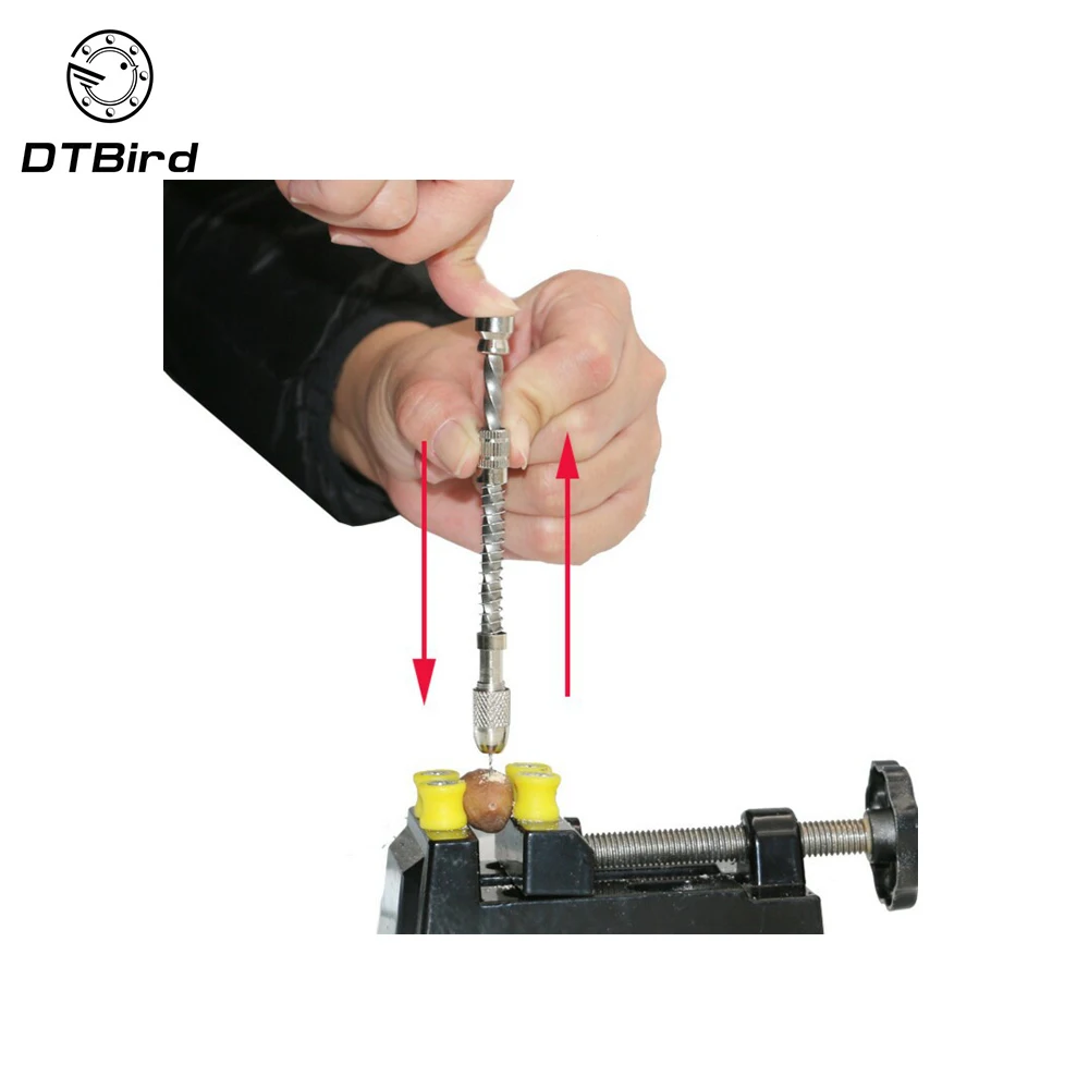 Wood Spiral Hand Drill&Spring Manual Wire Twisting Drilling Jewelry Watch Repair Jewelry Tools Beading Reaming Hand Twist Drill
Wood Spiral Hand Drill&Spring Manual Wire Twisting Drilling Jewelry Watch Repair Jewelry Tools Beading Reaming Hand Twist Drill