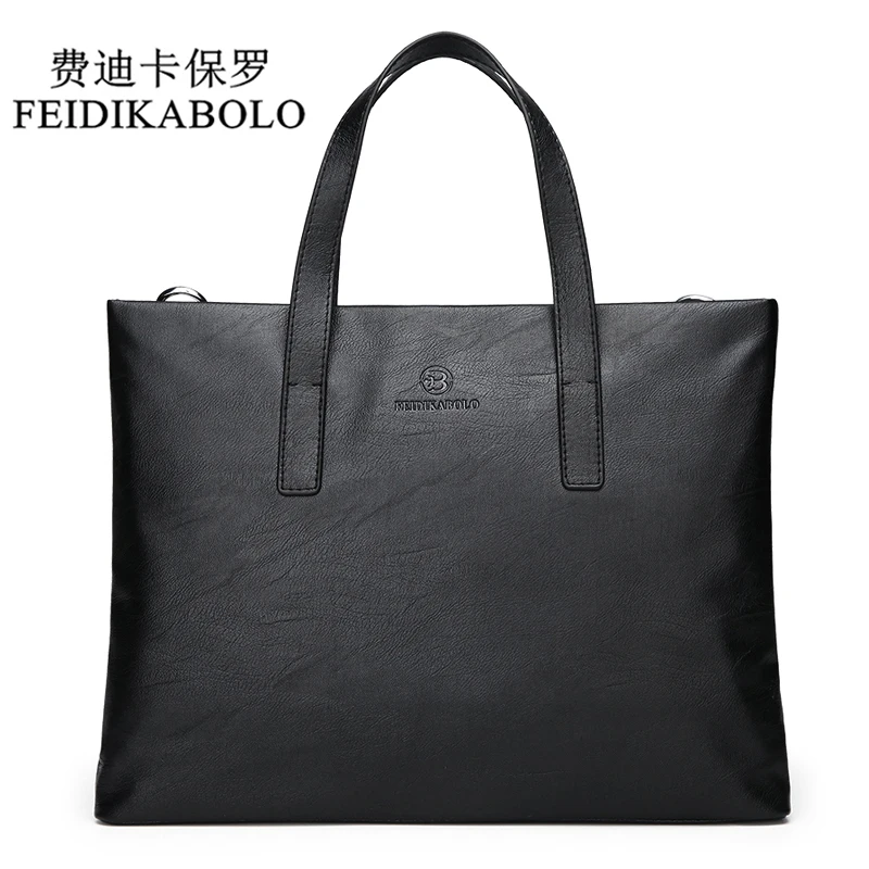 Фото Мужской деловой портфель FEIDIKABOLO кожаная сумка мессенджер для - купить