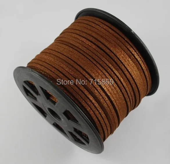 Free Shipp Metallic Brown 3mm 10mters Faux Suede Leather Cord for Jewellery Making and Crafts
Free Shipp Metallic Brown 3mm 10mters Faux Suede Leather Cord for Jewellery Making and Crafts