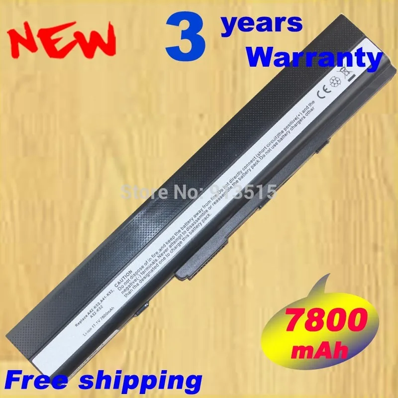 HSW New laptop battery for Asus A52 A52J A52F A52JB A52JK A52JR K42 K42F K42JB K42JK K52F K52J A31-K52 A32-K52 A41-K52 A42-K52
HSW New laptop battery for Asus A52 A52J A52F A52JB A52JK A52JR K42 K42F K42JB K42JK K52F K52J A31-K52 A32-K52 A41-K52 A42-K52