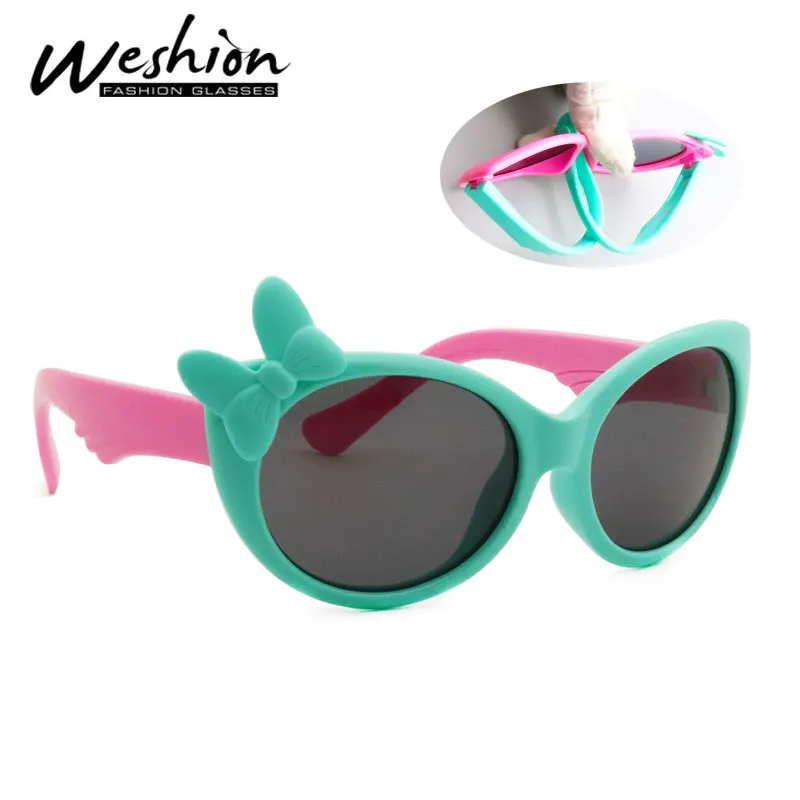 Cat Eye Kids Sunglasses Polarized Children 2018 Bow Sun Glasses For Girl Pink Flexible Brand Designer Spectacles UV400 Oculos
Cat Eye Kids Sunglasses Polarized Children 2018 Bow Sun Glasses For Girl Pink Flexible Brand Designer Spectacles UV400 Oculos