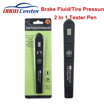 Digital Tire Pressure Gauge Brake Oil Fluid Liquid Tester Pen 2in1 Tyre Pressure Monitor Sensor TPMS Test Car Truck Motorcycle
Digital Tire Pressure Gauge Brake Oil Fluid Liquid Tester Pen 2in1 Tyre Pressure Monitor Sensor TPMS Test Car Truck Motorcycle