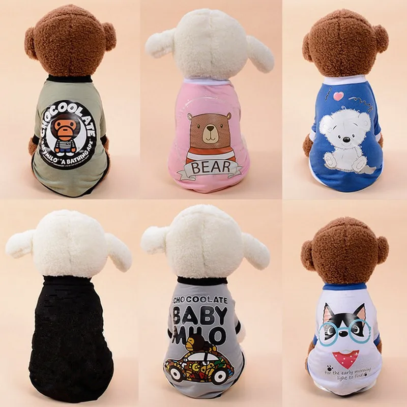 Spring and Autumn New Pet Tide Brand New Short Sleeve Sweatshirt Teddy Chihuahua T-shirt French Bulldog Shirt Cat Dog Clothes
Spring and Autumn New Pet Tide Brand New Short Sleeve Sweatshirt Teddy Chihuahua T-shirt French Bulldog Shirt Cat Dog Clothes