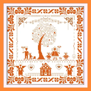 Joy Sunday Happy Tree Counted Printed Patterns Kid Craft Kitchen Chinese Cross Stitch Kits Needlework Embroidery Home Decoration
Joy Sunday Happy Tree Counted Printed Patterns Kid Craft Kitchen Chinese Cross Stitch Kits Needlework Embroidery Home Decoration