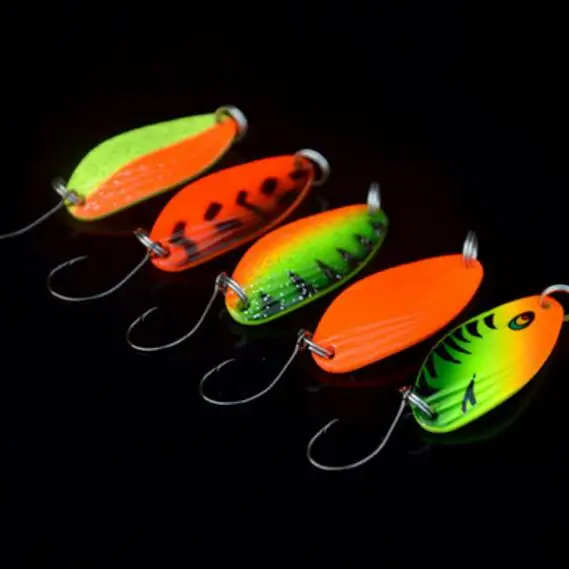 hot sale 4.5g single hook fishing spoon lure metal bait pesca fishing tackle trout lure fishing bait 10pcs/lot swimbait
hot sale 4.5g single hook fishing spoon lure metal bait pesca fishing tackle trout lure fishing bait 10pcs/lot swimbait