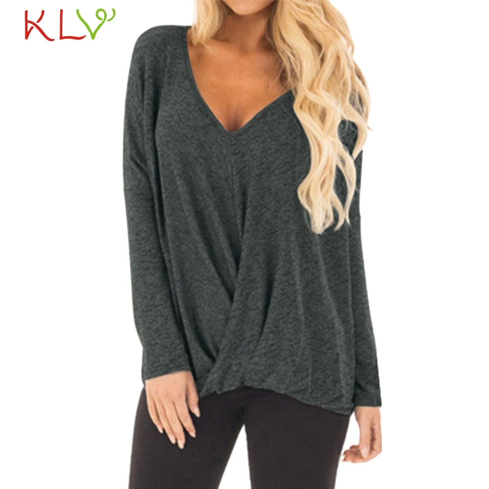 T Shirt Women Solid Long Sleeve V-Neck Fashion Hem Casual tshirt Femme Camiseta Princesa Basic Tee Mujer Plus Size 2019 19Jul10
T Shirt Women Solid Long Sleeve V-Neck Fashion Hem Casual tshirt Femme Camiseta Princesa Basic Tee Mujer Plus Size 2019 19Jul10