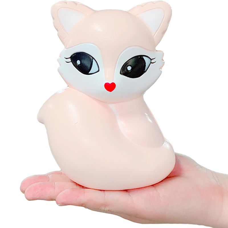 

Jumbo Kawaii Fox Squishy Slow Rising Simulation Soft Scent Squeeze Toy Stress Relief Original Package Fun Gift Toy for Children