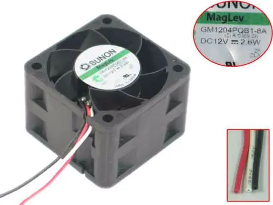SUNON GM1204PQB1-8A DC 12V 2,6 W 40x40x28mm 3-проводной Вентилятор охлаждения сервера
SUNON GM1204PQB1-8A DC 12V 2,6 W 40x40x28mm 3-проводной Вентилятор охлаждения сервера
