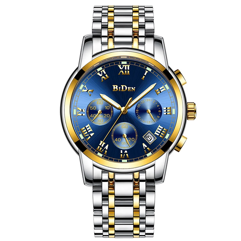 BIDEN Clock Man Luxury Brand 2018 Fashion Quartz Wristwatches Business Men Watches Stainless Steel Waterproof Male Watch relogio
BIDEN Clock Man Luxury Brand 2018 Fashion Quartz Wristwatches Business Men Watches Stainless Steel Waterproof Male Watch relogio