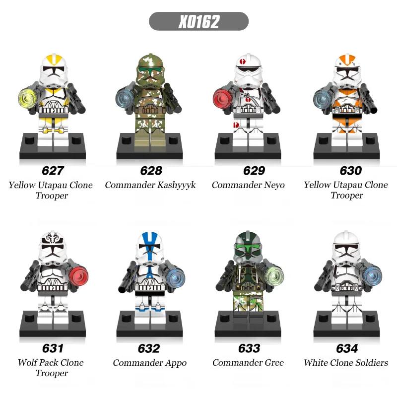 Space Wars Wolf Pack Yellow Utapau Clone Trooper Commander Kashyyyk Gree Building Blocks Best Education Toys for children
Space Wars Wolf Pack Yellow Utapau Clone Trooper Commander Kashyyyk Gree Building Blocks Best Education Toys for children