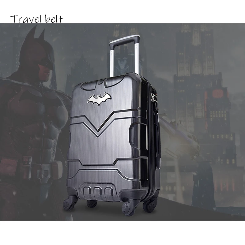 Travel Belt Superhero Batman 20/24 inch size high quality PC Rolling Luggage Spinner Brand Suitcase
Travel Belt Superhero Batman 20/24 inch size high quality PC Rolling Luggage Spinner Brand Suitcase