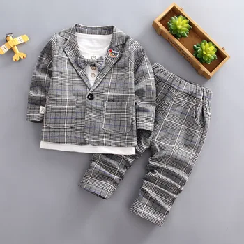 Children Baby Boys Girls Gentleman Clothes Infant Suits Bow T-shirt Pants 3Pcs/Sets Fashion Spring Autumn Kids Cotton Tracksuit
Children Baby Boys Girls Gentleman Clothes Infant Suits Bow T-shirt Pants 3Pcs/Sets Fashion Spring Autumn Kids Cotton Tracksuit