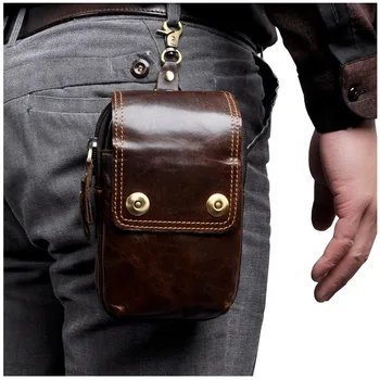 Real Leather men Casual Design Small Waist Bag Pouch Cowhide Fashion Hook Waist Belt Pack Cigarette Case Phone Pouch 011-c
Real Leather men Casual Design Small Waist Bag Pouch Cowhide Fashion Hook Waist Belt Pack Cigarette Case Phone Pouch 011-c