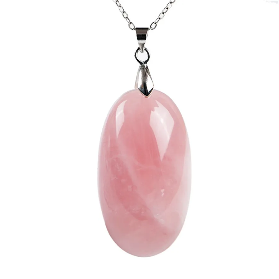 Genuine Natural Pink Rose Crystal Round Bead Gem Stone Women Necklace Charm Pendant 39*22*14mm
Genuine Natural Pink Rose Crystal Round Bead Gem Stone Women Necklace Charm Pendant 39*22*14mm