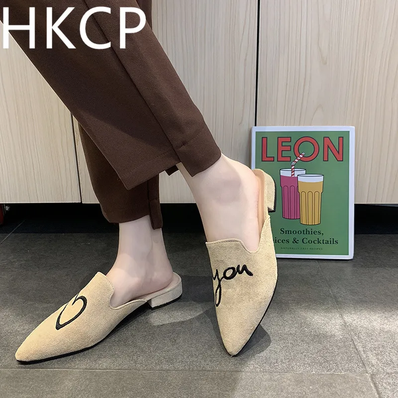 HKCP Fashion Summer 2019 New Tip Low-heeled Half-slippers, Rough-heeled Baitaluofu Shoes, Women's Slippers C157
HKCP Fashion Summer 2019 New Tip Low-heeled Half-slippers, Rough-heeled Baitaluofu Shoes, Women's Slippers C157