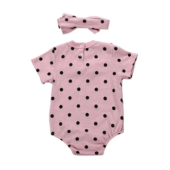 Summer Kids Baby Girls Dot Print Rompers Headband Set Short Sleeve Bodysuit Jumpsuit
Summer Kids Baby Girls Dot Print Rompers Headband Set Short Sleeve Bodysuit Jumpsuit