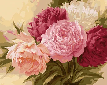 Frameless painting by numbers paint by number for home decor canvas painting 4050 classic peony
Frameless painting by numbers paint by number for home decor canvas painting 4050 classic peony
