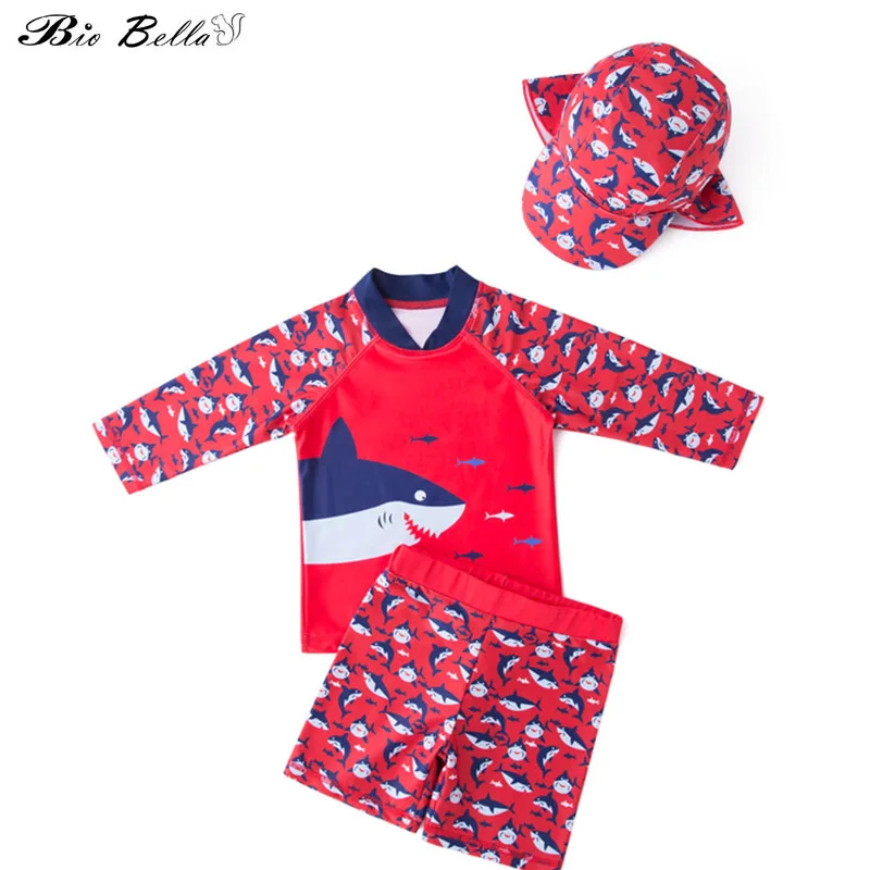 Children Baby Unisex Swimwear Kids Boy Swimming Bathing Swimsuit Sunscreen Closed-fitiing Long Sleeve Tops+Cap+Pants 3P Swimwear
Children Baby Unisex Swimwear Kids Boy Swimming Bathing Swimsuit Sunscreen Closed-fitiing Long Sleeve Tops+Cap+Pants 3P Swimwear