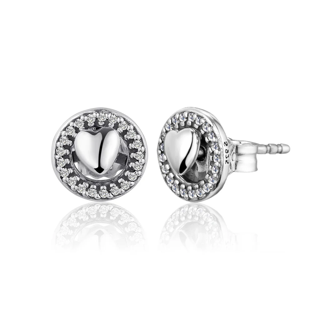 CKK Earrings for women Forever Hearts Stud Earring BrincoS 925 Sterling Silver Jewelry Pendientes Earings Orecchini Oorbellen
CKK Earrings for women Forever Hearts Stud Earring BrincoS 925 Sterling Silver Jewelry Pendientes Earings Orecchini Oorbellen
