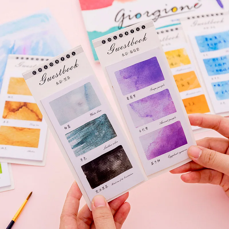 Creative color gradient n times post-it notes memo watercolor notebook material Stationery
Creative color gradient n times post-it notes memo watercolor notebook material Stationery