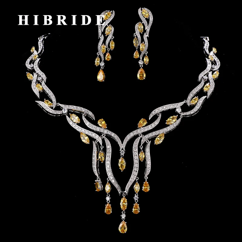 HIBRIDE Роскошные 5 цветов CZ камни кисточки ожерелье серьги наборы для женщин свадебный комплект ювелирных изделий свадебные подарки для женщи...
HIBRIDE Роскошные 5 цветов CZ камни кисточки ожерелье серьги наборы для женщин свадебный комплект ювелирных изделий свадебные подарки для женщи...