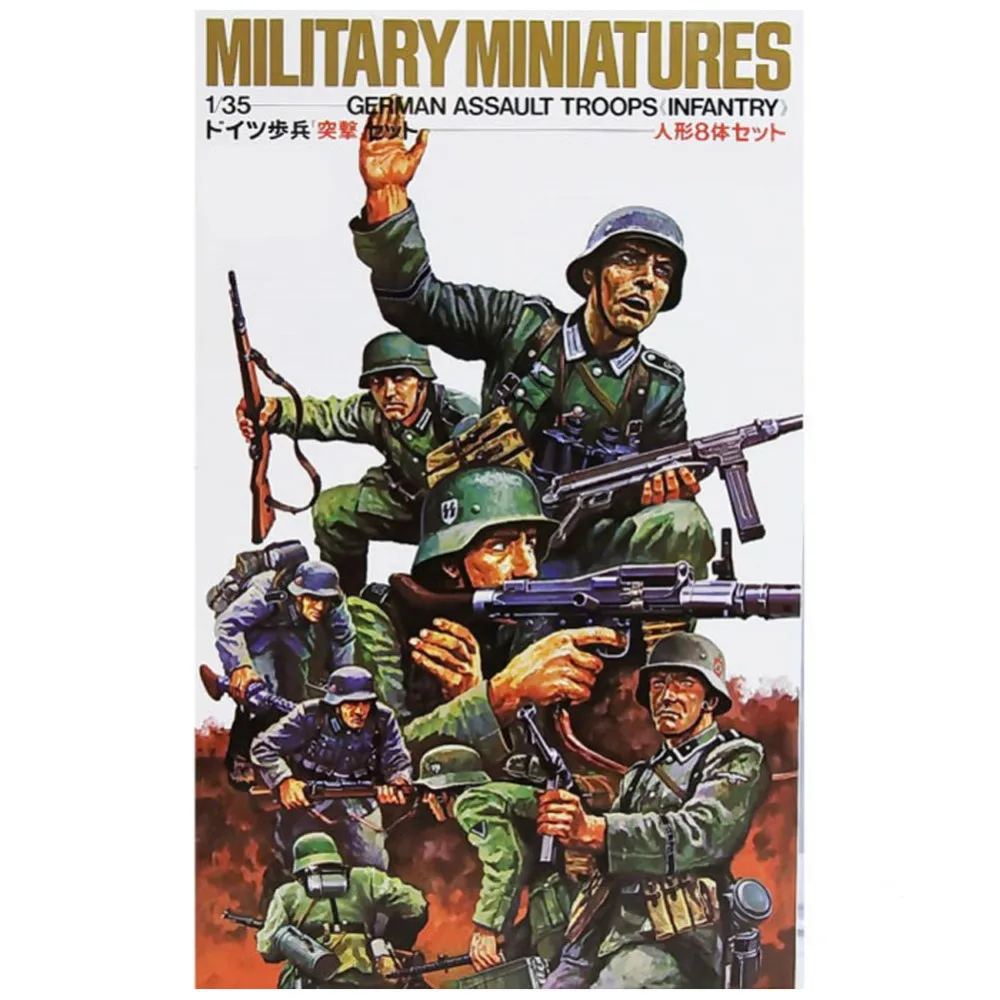 OHS Tamiya 35030 1/35 German Assault Troops Infantry Set Miniatures Assembly Military figures Model Building Kits G
OHS Tamiya 35030 1/35 German Assault Troops Infantry Set Miniatures Assembly Military figures Model Building Kits G