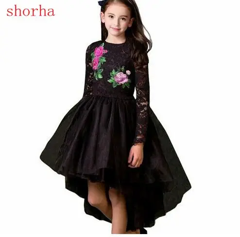 New fashion Girls Party Dress Princess Costume Kids Dresses for Girls Clothes Flower Embroidery Children Black Lace Dress
New fashion Girls Party Dress Princess Costume Kids Dresses for Girls Clothes Flower Embroidery Children Black Lace Dress