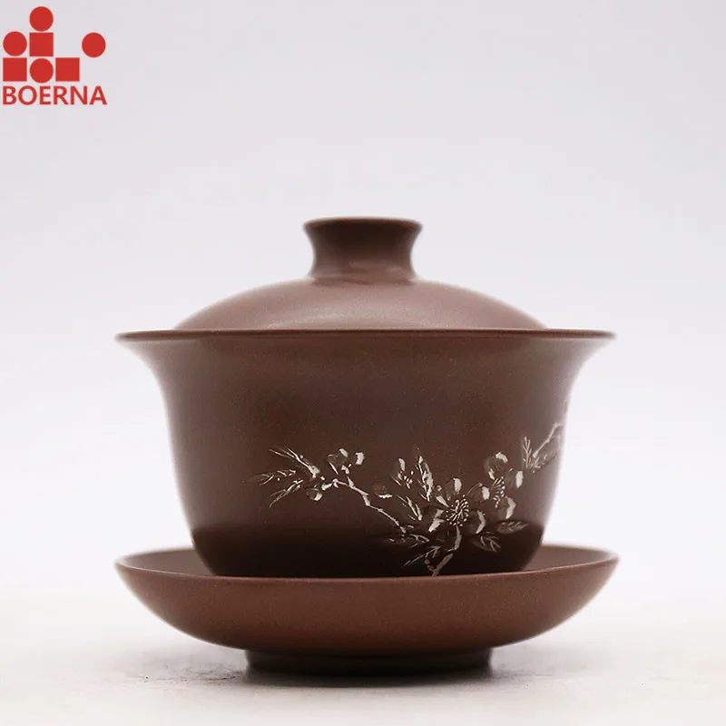 Chinese traditions gai wan tea set China Tea Sets Nixing gaiwan tea pottery pot set for travel Beautiful and easy kettle
Chinese traditions gai wan tea set China Tea Sets Nixing gaiwan tea pottery pot set for travel Beautiful and easy kettle