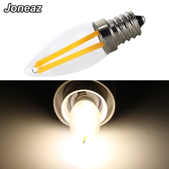 Joneaz 5X lampadina led e12 bulb light candle filament lights 1.5W 220v 110v warm white energy saving lamp glass cup samll lamps
Joneaz 5X lampadina led e12 bulb light candle filament lights 1.5W 220v 110v warm white energy saving lamp glass cup samll lamps