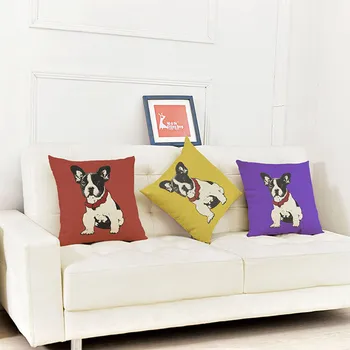 Animal French Bulldog Cushion Pillowcase Woven Cotton Linen Car Euro Cushion Pillow Decorative 45cm*45cm
Animal French Bulldog Cushion Pillowcase Woven Cotton Linen Car Euro Cushion Pillow Decorative 45cm*45cm