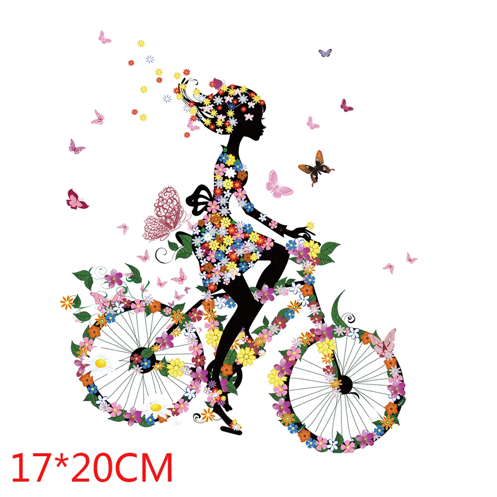 1PC Beautiful Lovely Girl Cycling Flower A-level Washable Creative Clothes Stickers Easy Print Irons For Kids Girls Gifts
1PC Beautiful Lovely Girl Cycling Flower A-level Washable Creative Clothes Stickers Easy Print Irons For Kids Girls Gifts