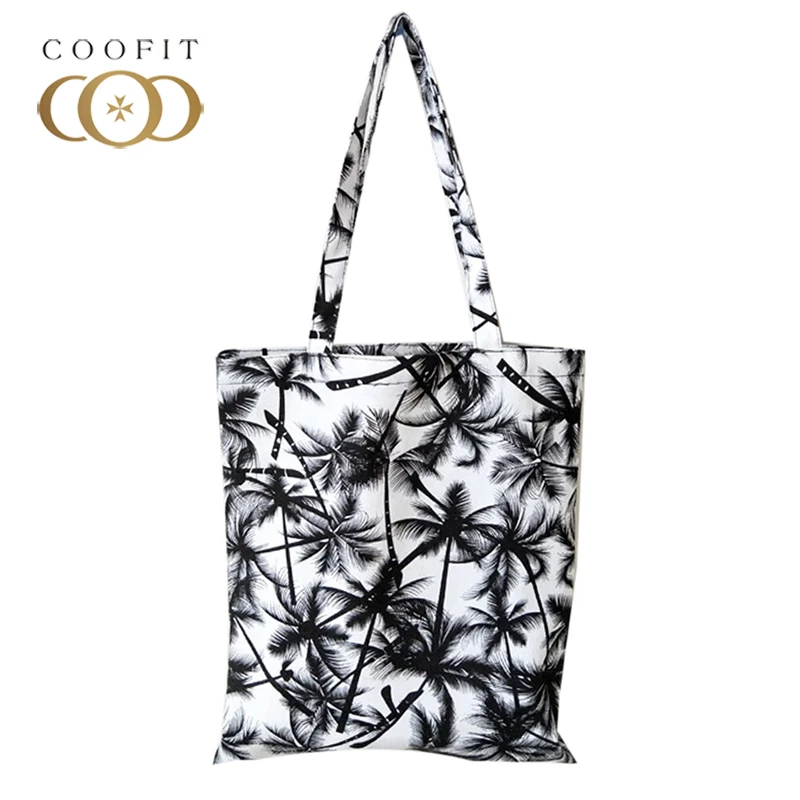 Coofit Canvas Beach Bag Summer Women Coconut Tree Printed Tote Bag Girls Tote Handbag Large Capacity Fashion Casual Shopper Bags
Coofit Canvas Beach Bag Summer Women Coconut Tree Printed Tote Bag Girls Tote Handbag Large Capacity Fashion Casual Shopper Bags