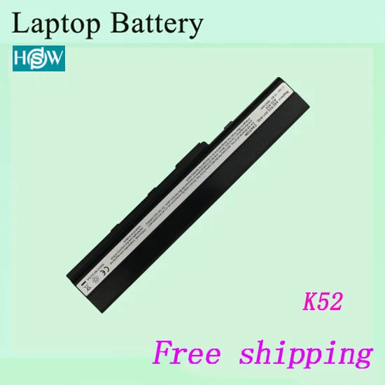 5200mAH 6 cell laptop battery for Asus A52F A52J K52D K52DR K52F K52J K52JC K52JE K52N X52J A32-K52 A41-K52 70-NXM1B2200Z
5200mAH 6 cell laptop battery for Asus A52F A52J K52D K52DR K52F K52J K52JC K52JE K52N X52J A32-K52 A41-K52 70-NXM1B2200Z