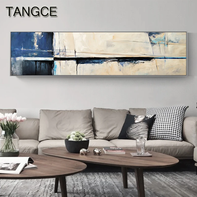 Abstract Blue White Canvas Painting Modern Oil Painting Texture Poster Print for Living Room Bedroom HD Nordic Wall Art Tableaux
Abstract Blue White Canvas Painting Modern Oil Painting Texture Poster Print for Living Room Bedroom HD Nordic Wall Art Tableaux