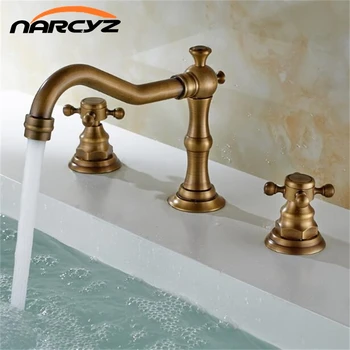 Free Shipping All - ceramic antique three - piece faucet hot and cold mixed water basin three - hole faucet bathtub faucet 8205
Free Shipping All - ceramic antique three - piece faucet hot and cold mixed water basin three - hole faucet bathtub faucet 8205