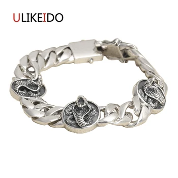 100% Pure 925 Sterling Silver Mens Snake Bracelets Fashion Classic Hand Chain For Men Special Heavy Jewelry Charm Bracelet 331
100% Pure 925 Sterling Silver Mens Snake Bracelets Fashion Classic Hand Chain For Men Special Heavy Jewelry Charm Bracelet 331